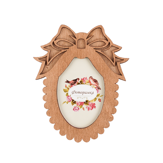 Заготовка фоторамки для декорирования, FLPF-017