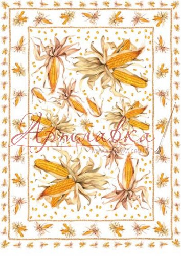 Карта декупажна 50*70 см, Початки кукурудзи, 60 г/м², EAS.160 Calambour