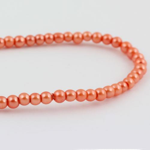 Намисто 4 мм (нитка 80 см*210 шт)  040PD,4mmrd Crystal Art 