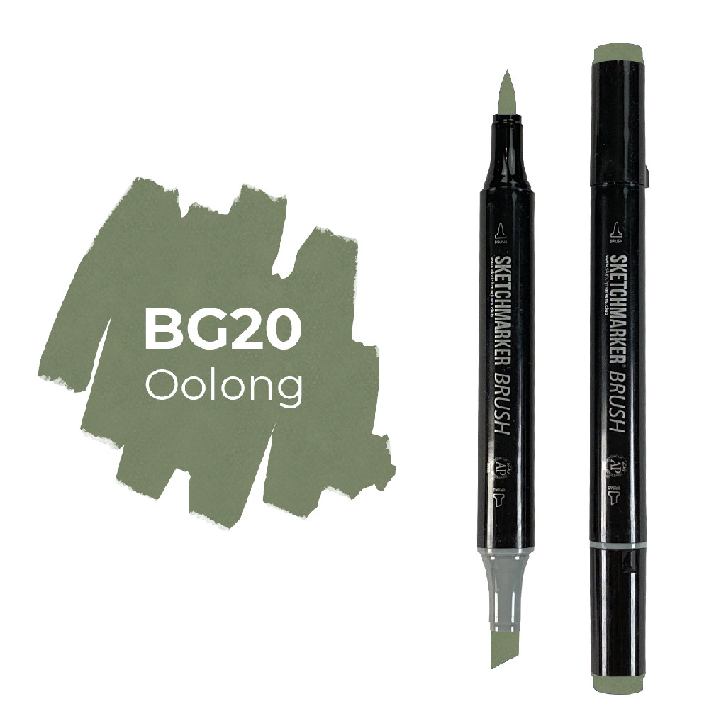 Маркер двосторонній SKETCHMARKER Brush Улун, SMB-BG20 3