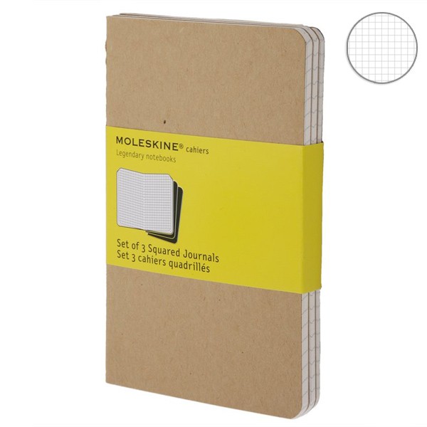 Записник Беж кишеньковий клітина, Moleskine Cahier, QP412
