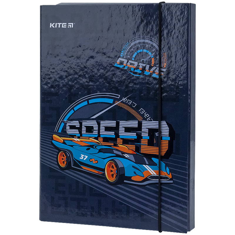Папка для зошитів В5 на гумці Off-road, картон, K21-210-2