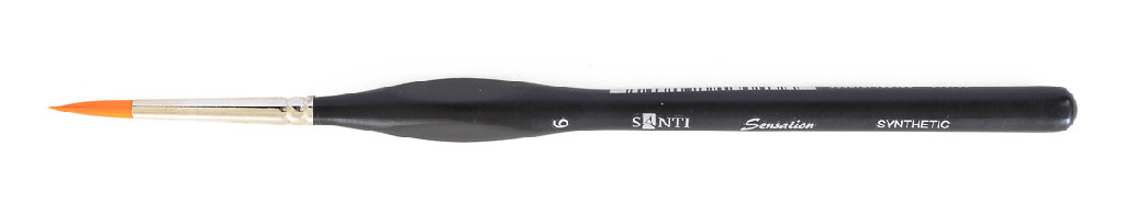 Кисть худож. синтетика "Santi Sensation", круглый, №6, 310780
