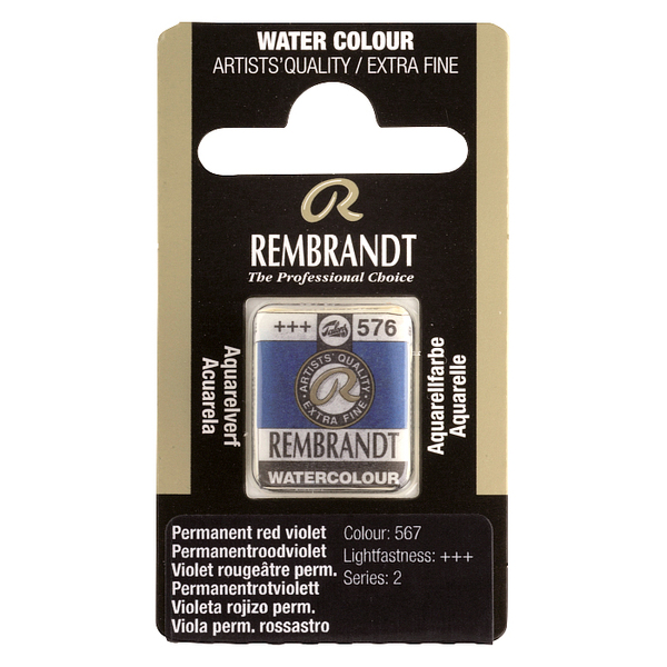 Краска акварельная Rembrandt 576 Сине-зеленый ФЦ, кювета, Royal Talens