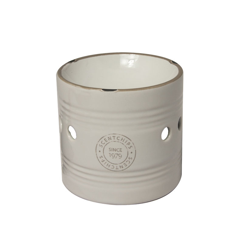 Аромалампа Scentchips керамическая квадратная 9*9*14 см с логотипом, серый, 888005