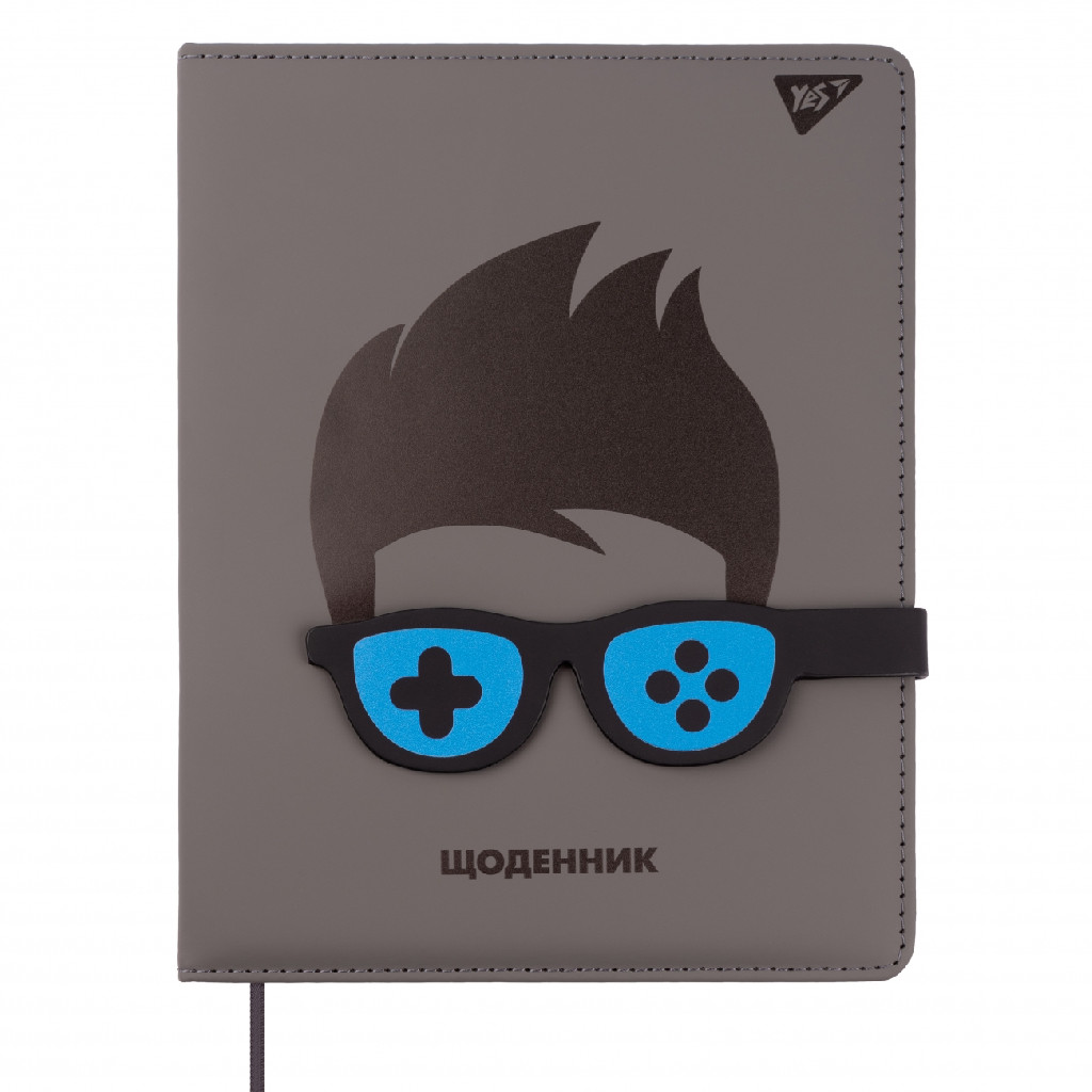 Щоденник шк. жорсткий (укр.) PU "Glasses NEON", 911475 Yes