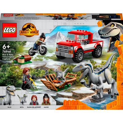 Конструктор Lego Jurassic World "Охота на Блу и Бета-велоцираптора", 76946