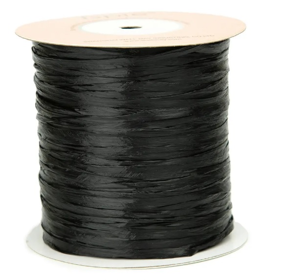 Рафия TM "Well May" ISPIE Black pearl
