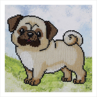 Набор для вышивания "Щенок мопс" ТН-0482, ТМ "ВДВ"