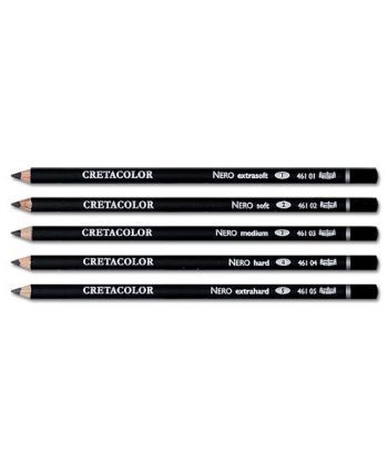 Набір олівців для рисунку Неро твердий 4, 3 шт., 57446104 Cretacolor 1