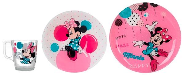Набір посуду дитячий Disney Party Minnie, 3 пр., N5279 Luminarc