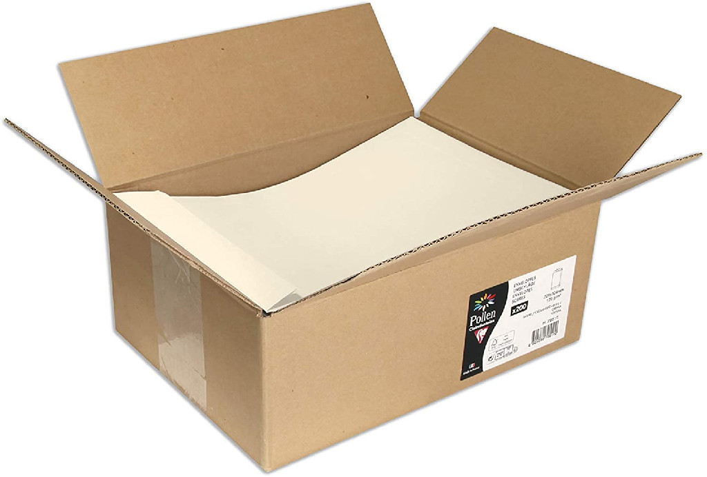 Конверт декоративный Pollen C4 (229*324 мм)/120 г, Ivory/Слоновая кость, 7051C
