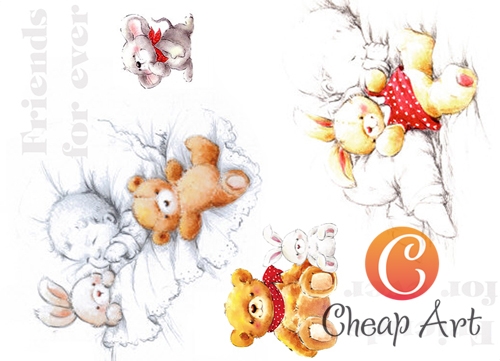 Карта декупажна А4 Солодких снів, 45 г/м², 00751