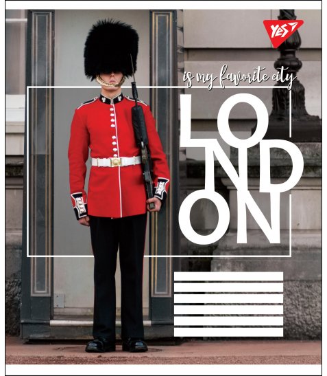 Тетрадь 24 лин. YES "London", 764728