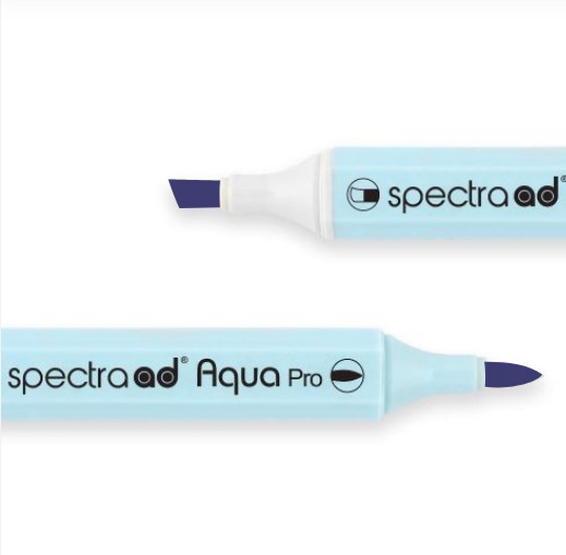 Маркер двосторонній на водній основі Spectra AD 038 Ультра синій, 038-SADAQP