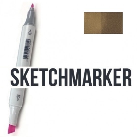 Маркер SKETCHMARKER, 2 пера: долото и тонкое, Tortilla - Маисовая лепешка, SM-BR93 3