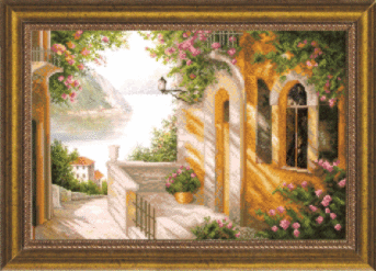 Схема для вышивания бисером СБ-202 39*26 см на авторской канве ТМ "Чарівна мить"