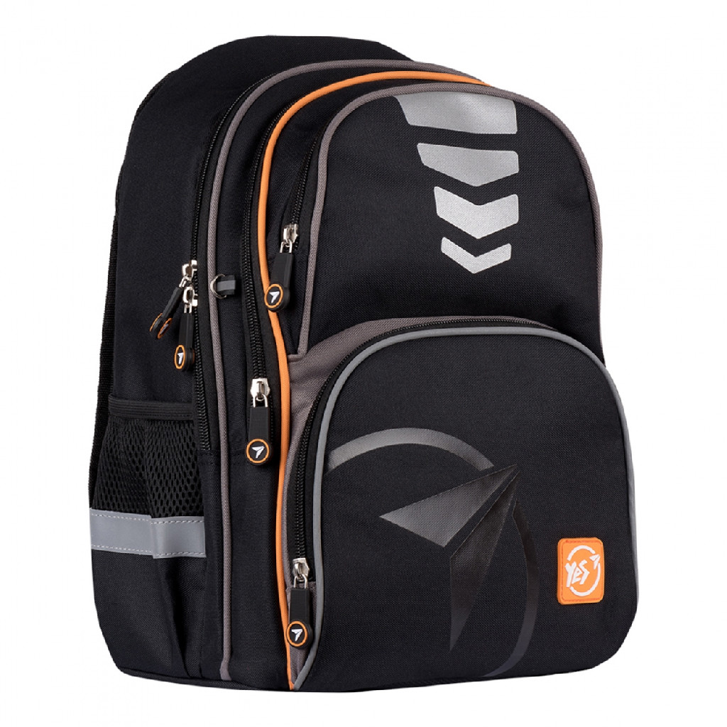 Рюкзак школьный YES S-30  Juno "Yes style", черный, 555558
