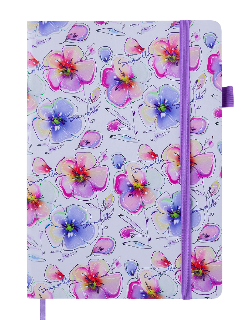Блокнот діловий Cherie А5 96 арк. кл. обкл. штучна шкіра, білий, BM.295105-12