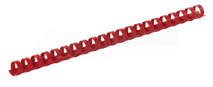 Пружина пластиковая d 10 мм ТМ "Buromax" красная 25 шт BM.0522-05