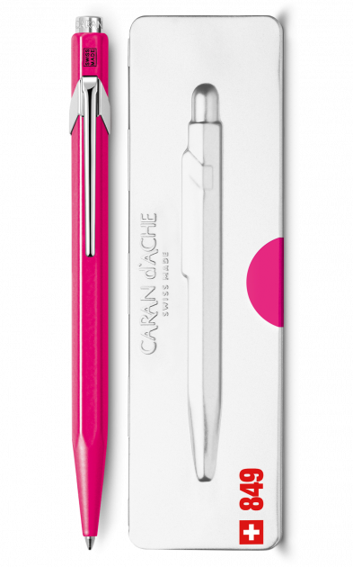 Ручка Caran d`Ache 849 Pop Line Fluo Пурпурна+box, 849.590
