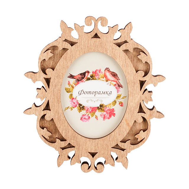 Заготовка фоторамки для декорирования, FLPF-014