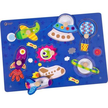 Игрушка деревянная Classic World "Вкладыш Космос", 3616
