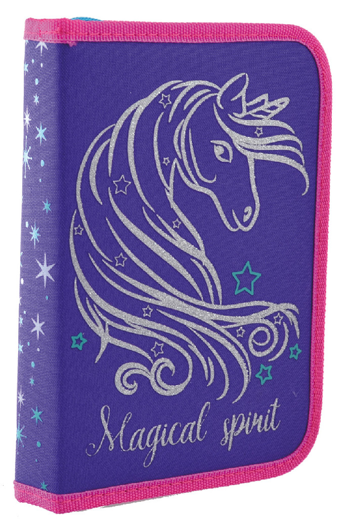 Пенал твердий одинарний з клап. HP-03 "Unicorn", 20,5*14*3,2, 532160