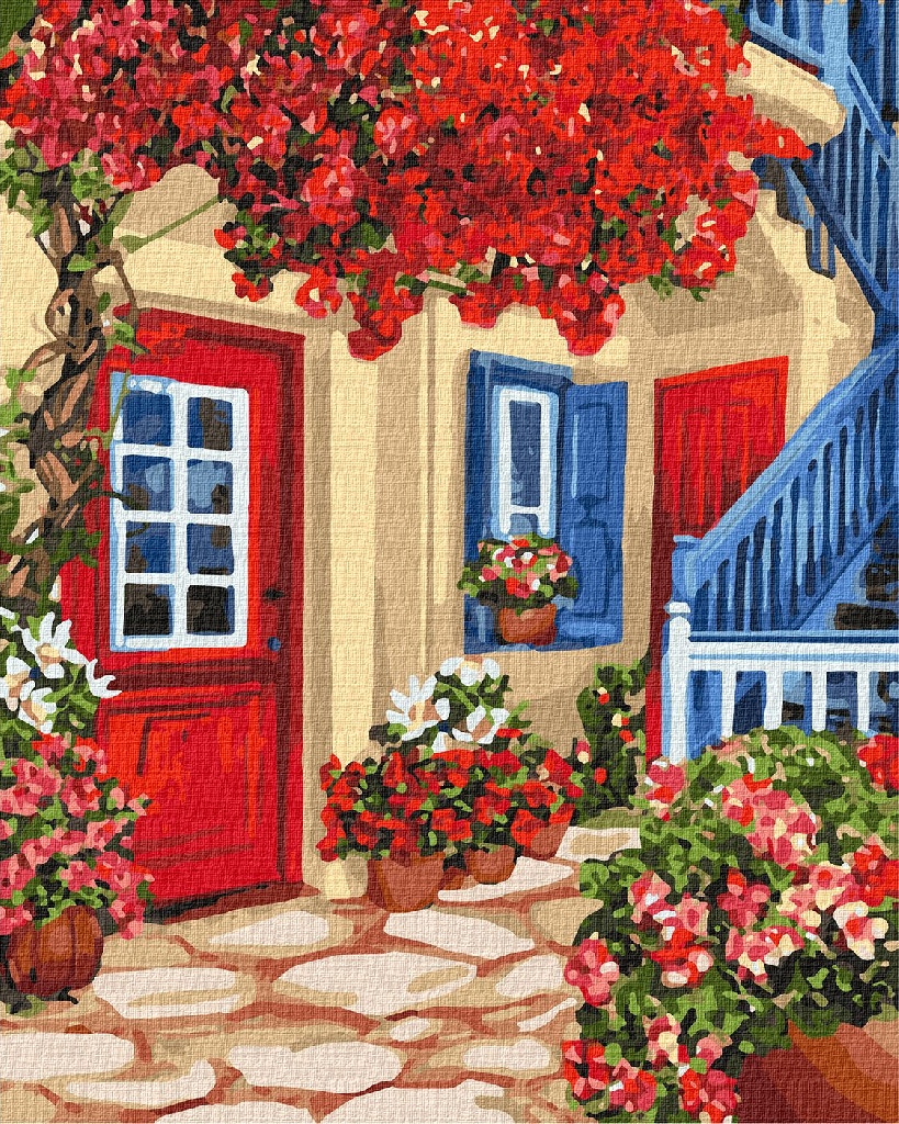 Картина по номерам 40*50 см "Гуляя по улочкам", KHO3581