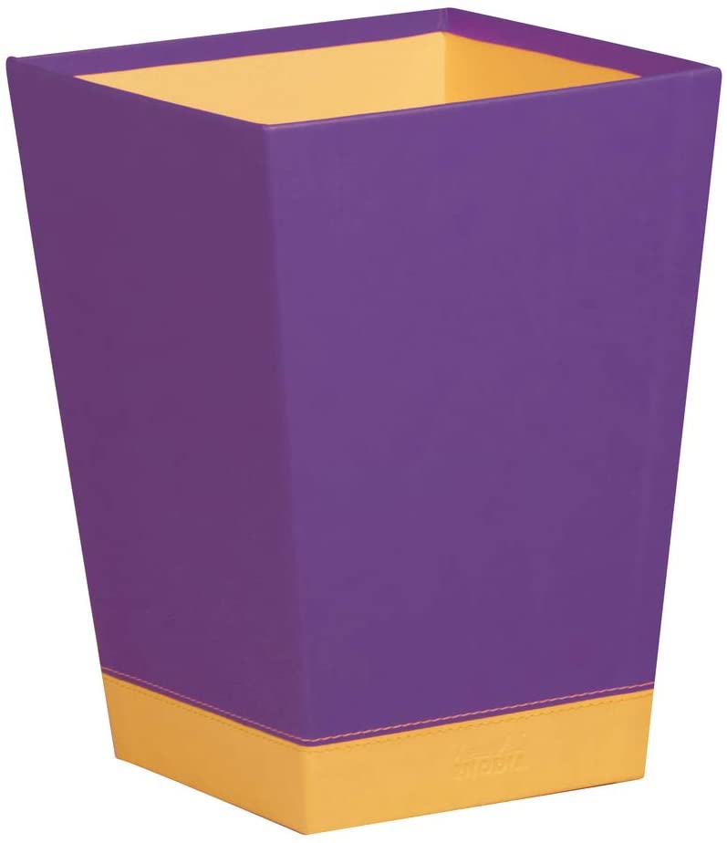 Outlet40 Корзина для мусора Rhodiarama 24*24*32 см, обработка искусственной кожей, фиолетовая, 318920C/1025551