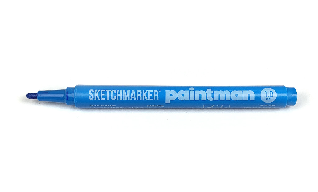 Маркер перманентный SKETCHMARKER Paintman 1,0 мм, синий, SMPM1BLUE