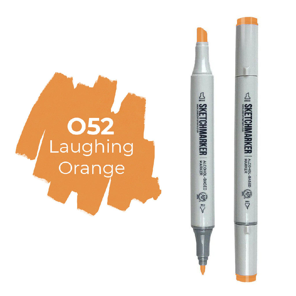 Маркер двосторонній SKETCHMARKER Апельсин, що сміється, SM-O52 3