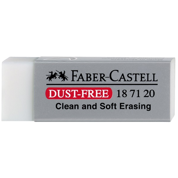 Гумка Dust-free, білий вініл, 187120 Faber-Castell