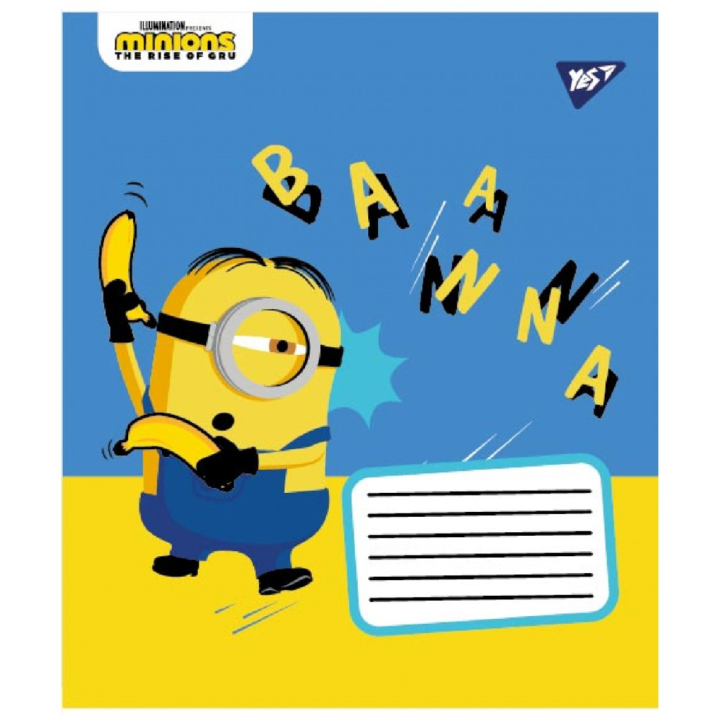 Зошит 12 лін. YES Minions2, 766204