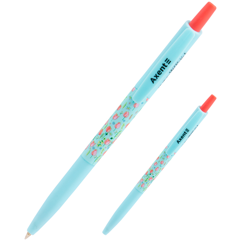 Ручка шариковая автоматическая Tulips, синяя AB1090-11-A