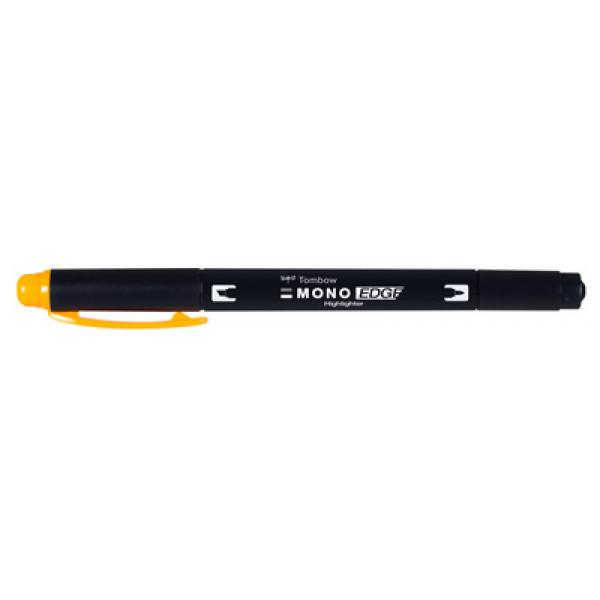 Маркер двосторонній Mono Edge 3,8/0,8 мм WA-TC99, жовтий ТМ "Tombow"