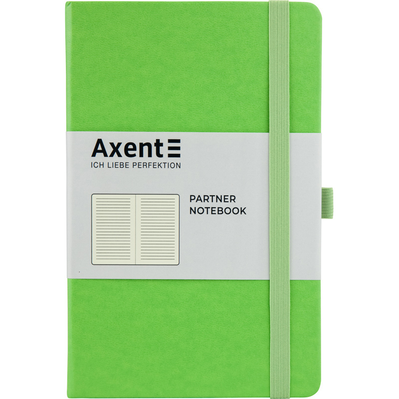 Книга записна Partner 96 арк. 125*195, лін., салатова, 8308-09-A
