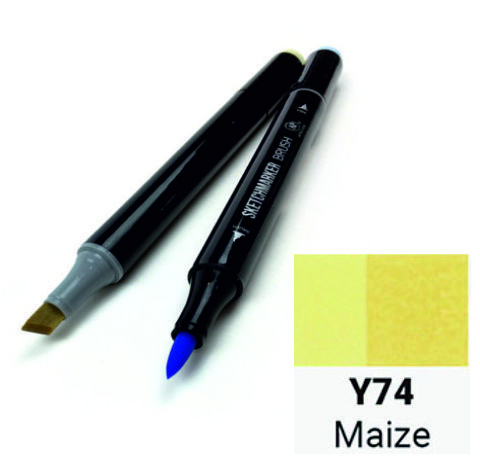 Маркер двусторонний SKETCHMARKER Brush Кукуруза, SMB-Y74 3