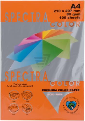 Бумага А4 100 л, 80 г/м², интенсив, Saffron (оранжевый) Spectra Color 240