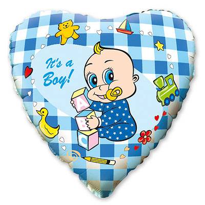 Шар воздушный 18" Младенец мальчик Ф, 1202-0461