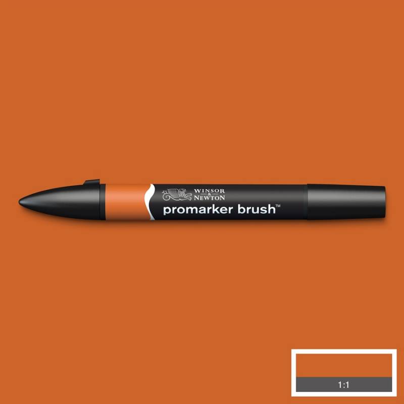 Маркер двосторонній Brushmarker, Коричневий, 0204332 W&N