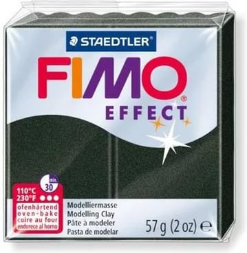 Пластика Effect, Черная перламутровая, 57г, Fimo