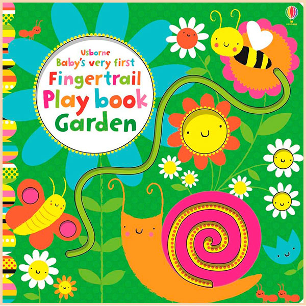 Книга "Baby`s very first Fingertrail Play book Garden" (а) (7094)