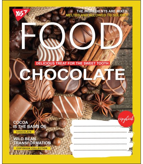 Зошит 60 кл. YES Chocolate, 764794