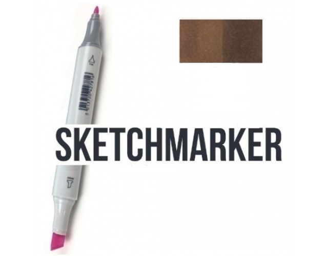 Маркер SKETCHMARKER, 2 пера: долото и тонкое, Rosy Brown - Розово-коричневый, SM-BR32