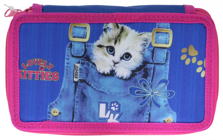 Пенал "Kitty LK", 3 отделения, 99704, Class
