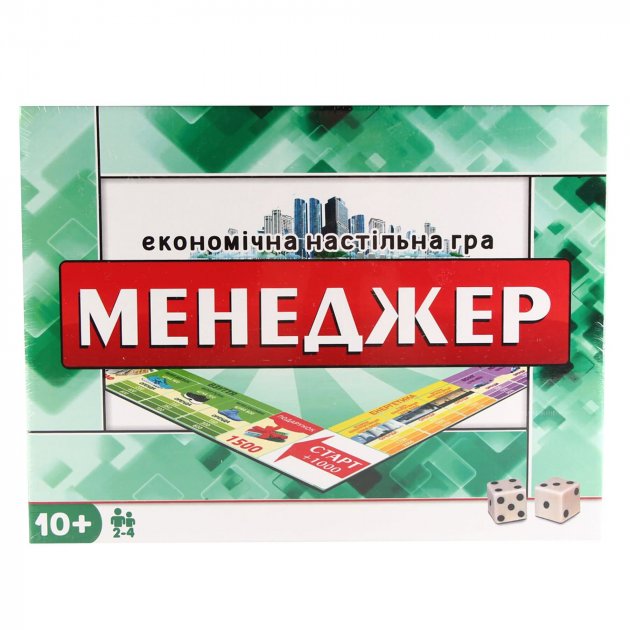 Гра настільна "Менеджер" (укр) 30453, ТМ "Strateg"