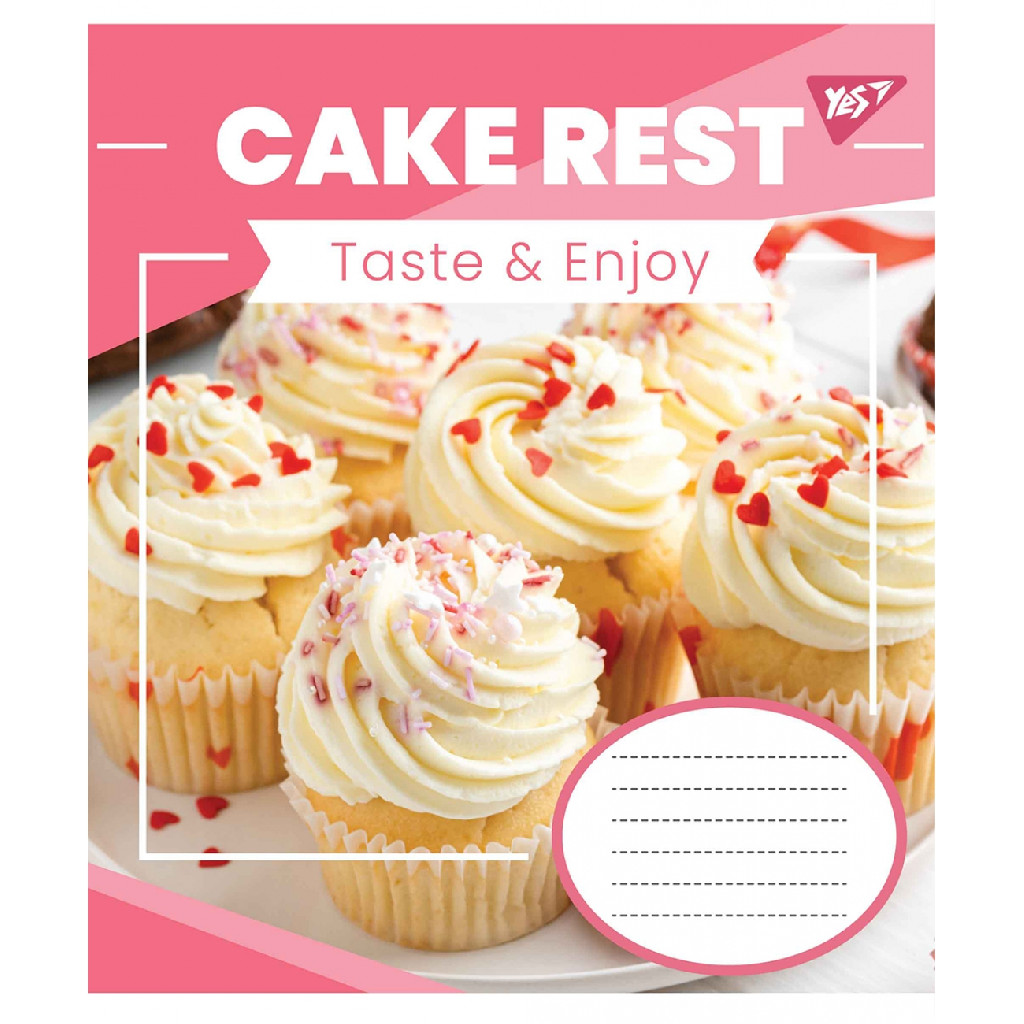 Зошит 60 лін. YES Cake rest, 765560