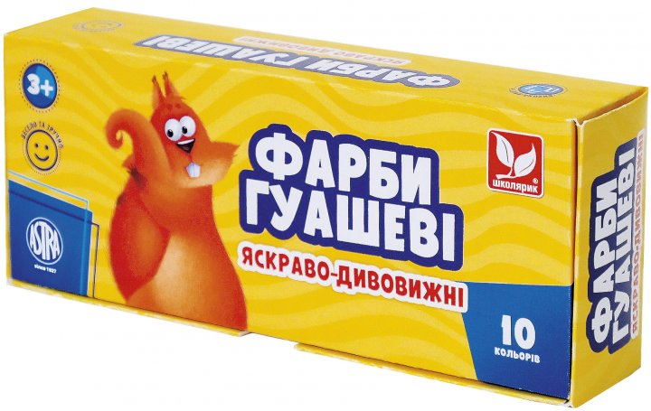 Фарби гуашеві 10 кол, 20 мл, 301215008-UA 3