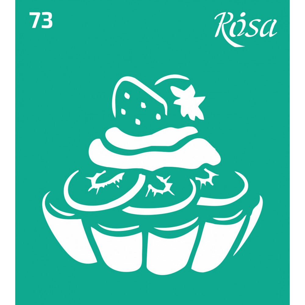 Трафарет самоклеящийся 9*10 см №73 Кухня, Rosa Talent